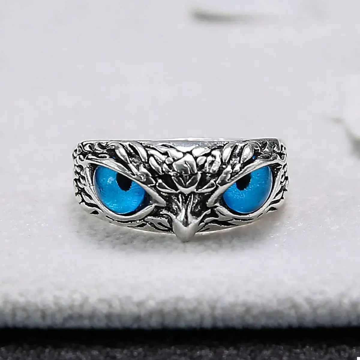 Alloy Owl Eyes Ring by Trendsi