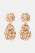 Teardrop Shape Zinc Alloy Dangle Earrings by Trendsi