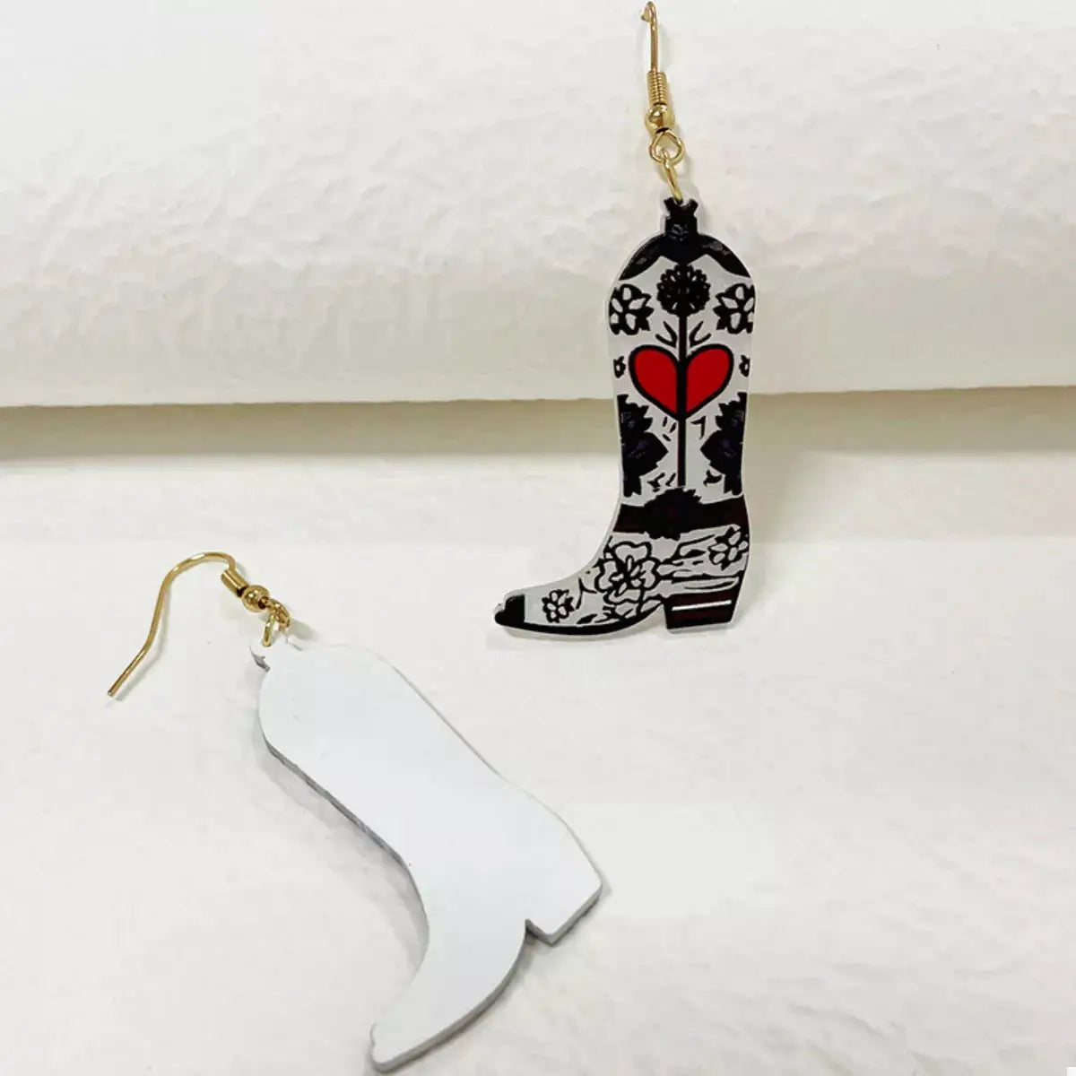 Cowboy Boot Dangle Earrings by Trendsi