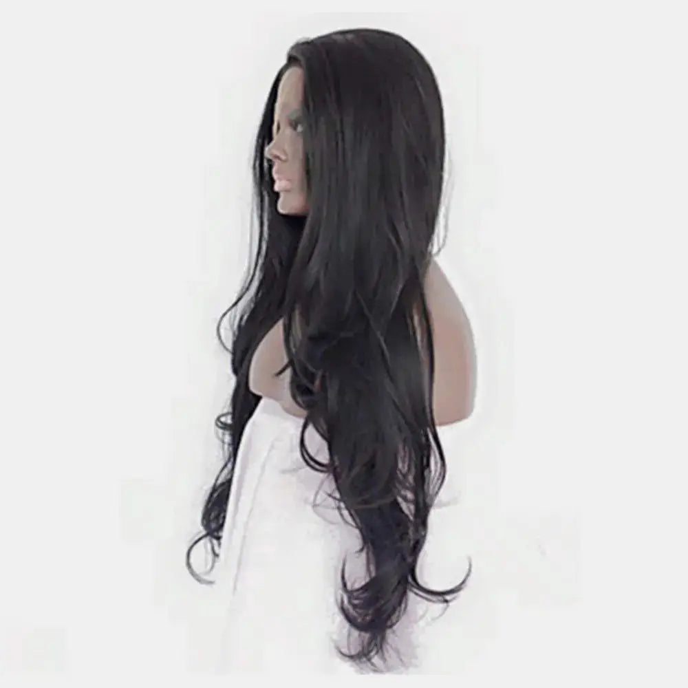 13*3" Lace Front Wigs Synthetic Long Wavy 24" 130% Density by Trendsi