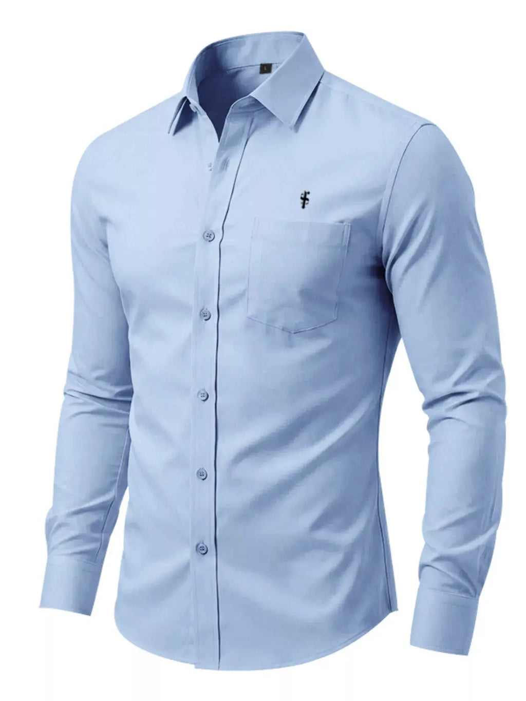 Men's Full Size Slim Fit Button Up Shirt Plus Size by Trendsi