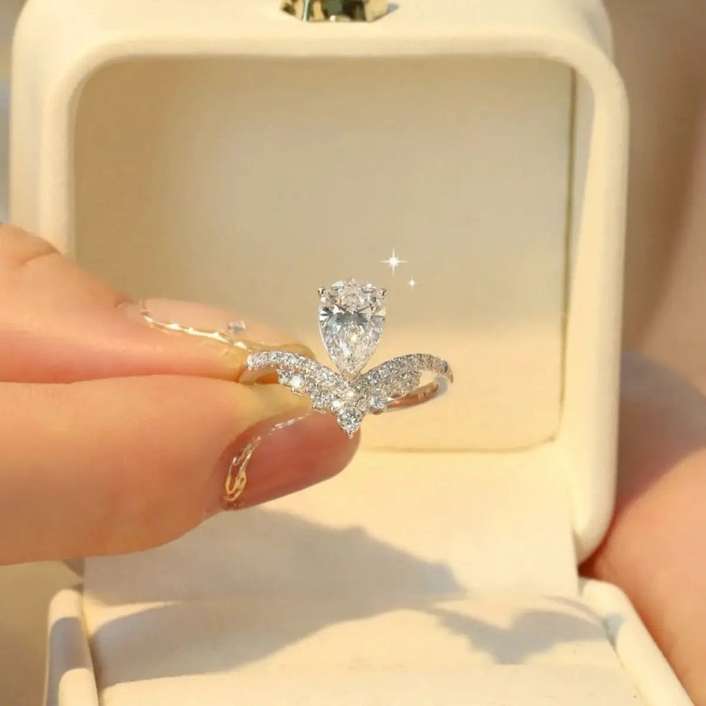 1.5 Carat Moissanite 925 Sterling Silver Ring by Trendsi