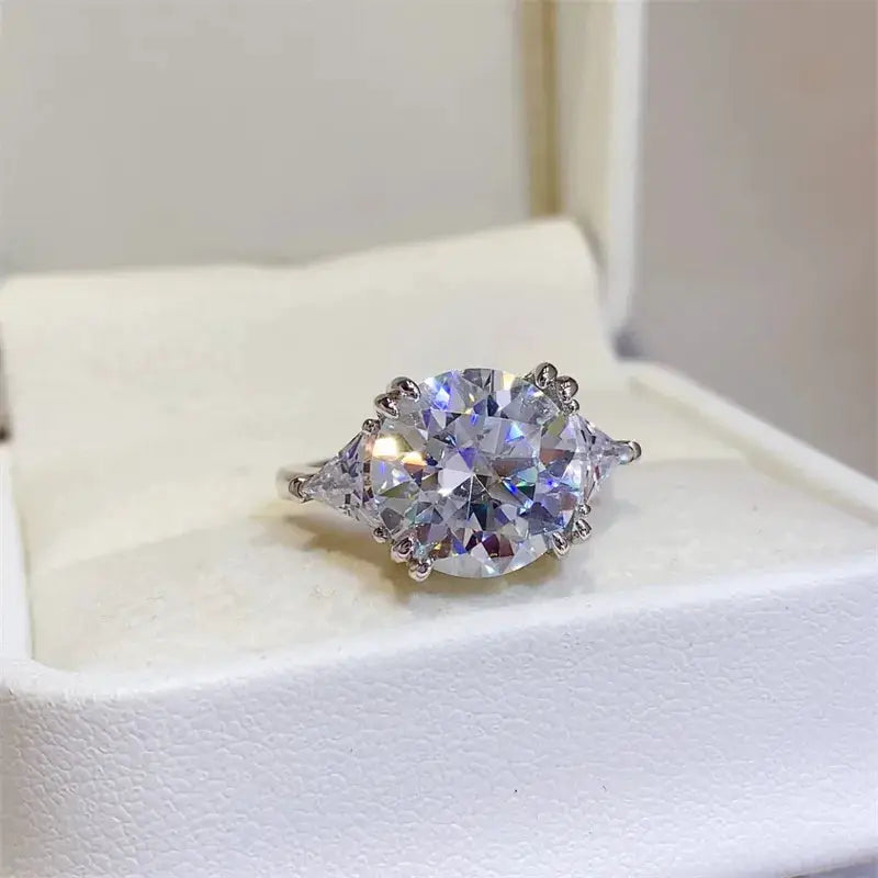 5 Carat Moissanite 925 Sterling Silver Ring by Trendsi