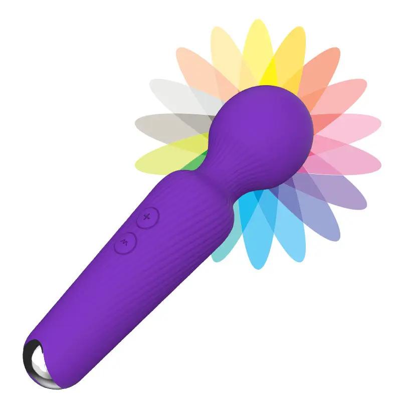 Female Vibrator AV Massage G Spot Masturbator Powerful Vibration Waterproof Silicone Female Sex Appliance by eprolo