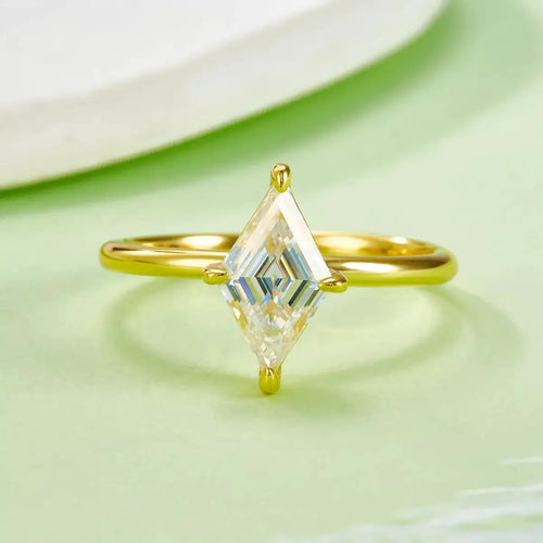 2 Carat Moissanite 925 Sterling Silver Ring by Trendsi