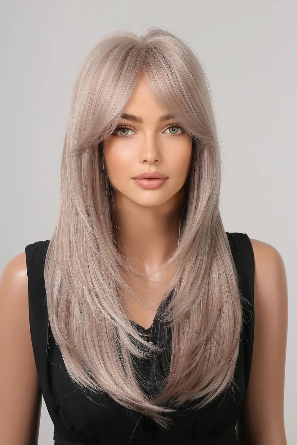13*1" Full-Machine Wigs Synthetic Long Straight 22" by Trendsi