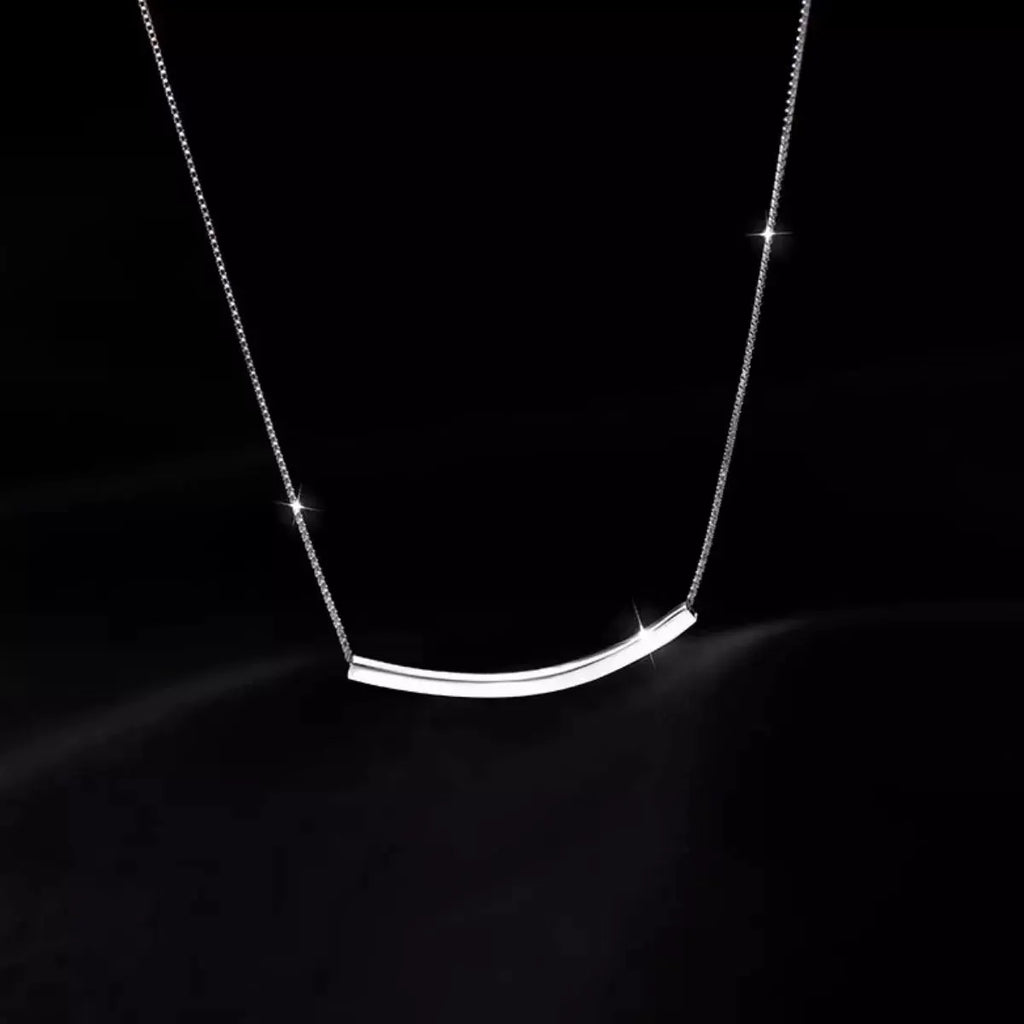 925 Sterling Silver Chain Necklace by Trendsi