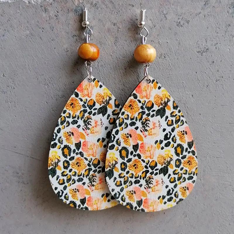 Teardrop Drop Earrings by Trendsi