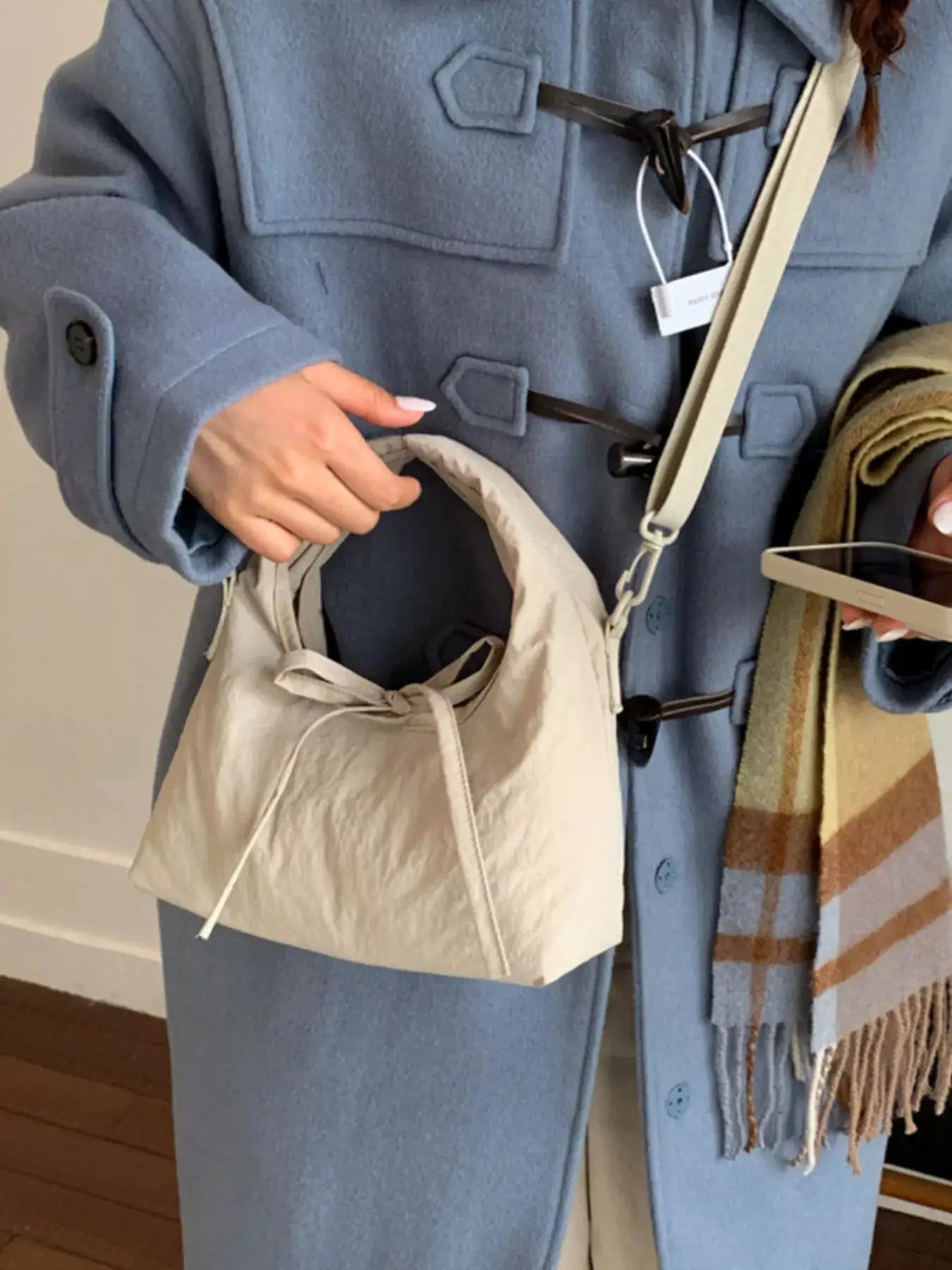 Casual Lightweight Solid Color Crossbody Bag by Trendsi