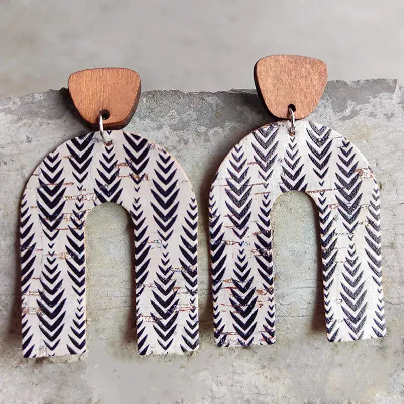 Rainbow Drop Earrings by Trendsi