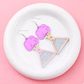 Funky Science Beaker Dangle Earrings by Trendsi