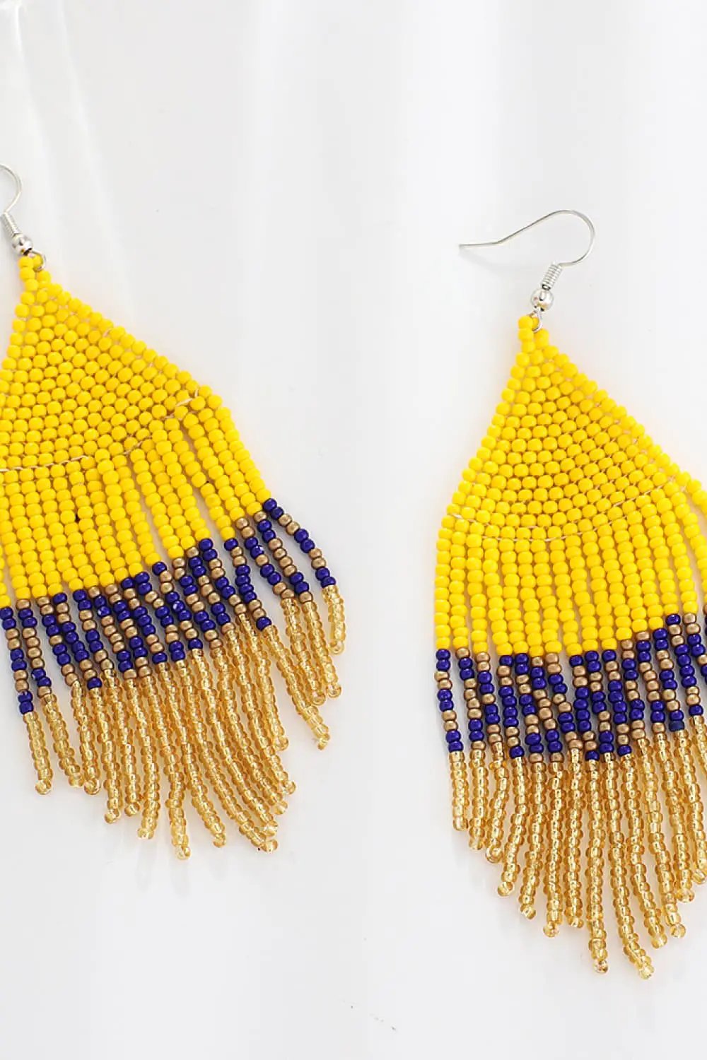 Beaded Dangle Earrings by Trendsi
