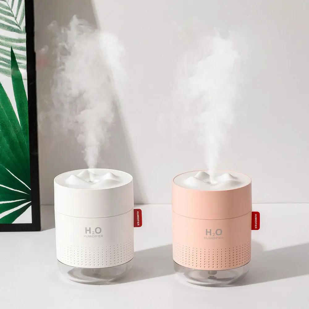 New creative USB desktop night light snow mountain humidifier household appliances life mini spray humidification by eprolo