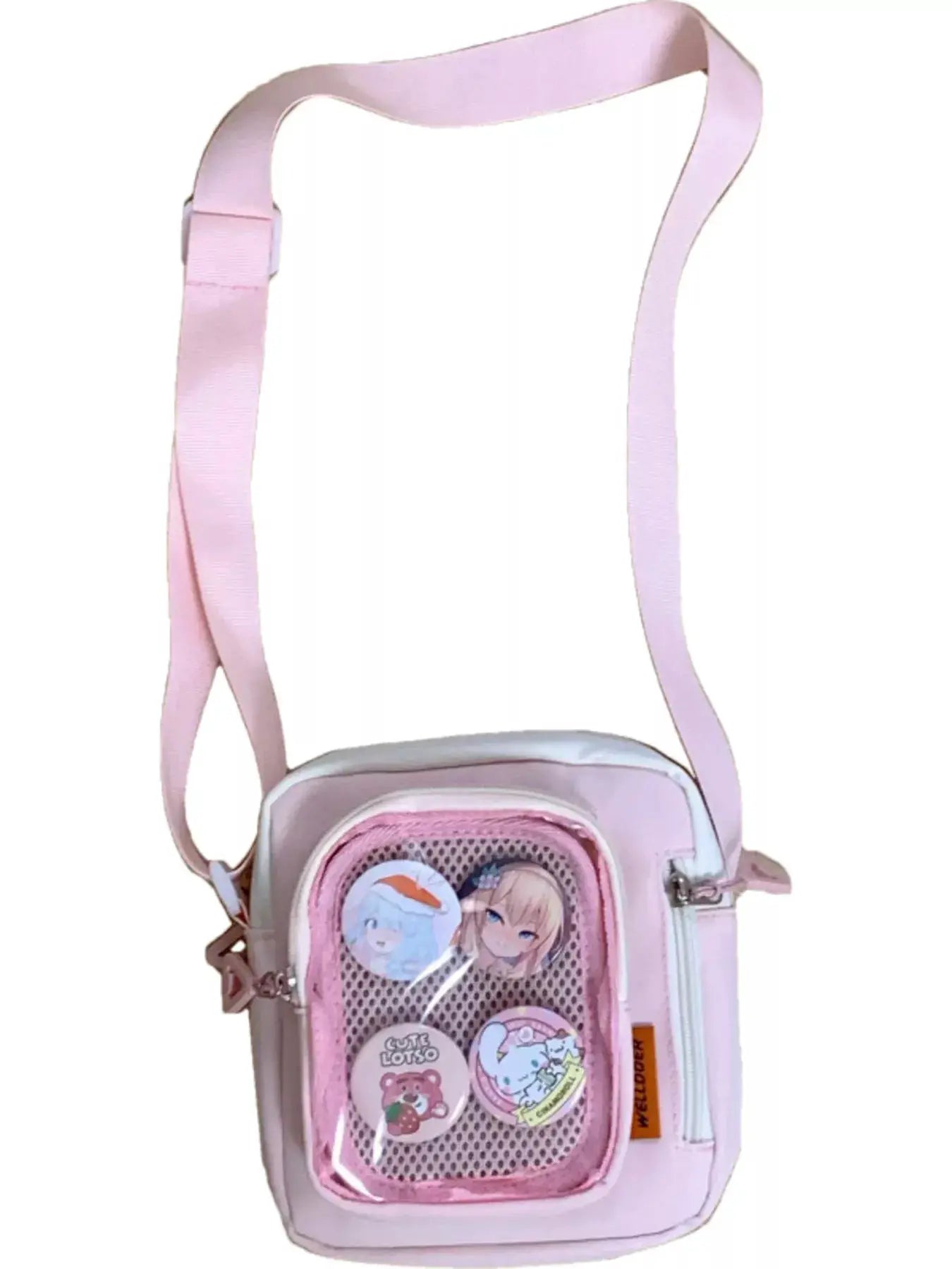 Badge Display Crossbody Bag by Trendsi