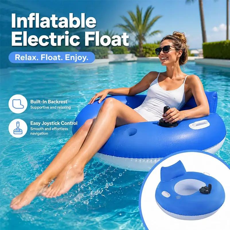 PowerFloat – Electric Propeller Inflatable Lounge Chair, Hands-Free Pool & Lake Cruiser by eprolo