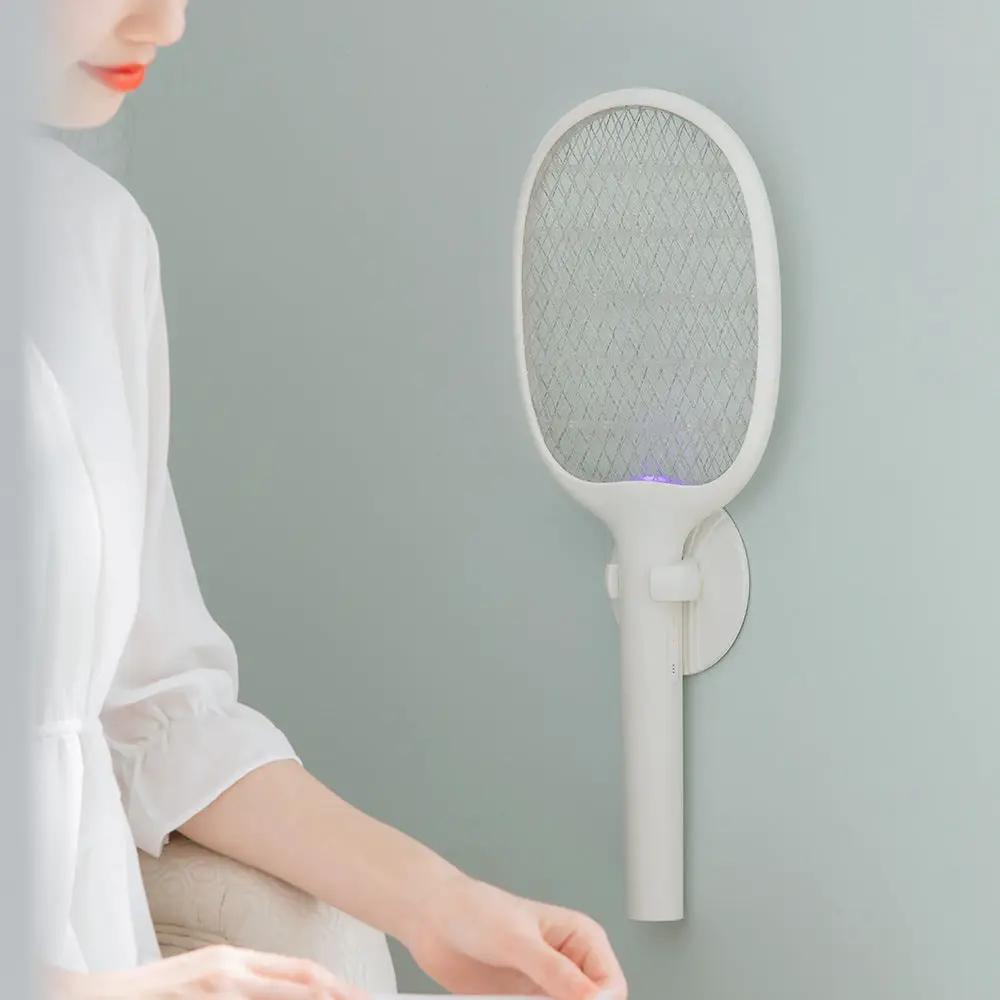 New Household Appliances Mosquito Killer Two-In-One Rechargeable USB Mosquito Killer Lamp Fly Swatter Purple Light Trap by eprolo