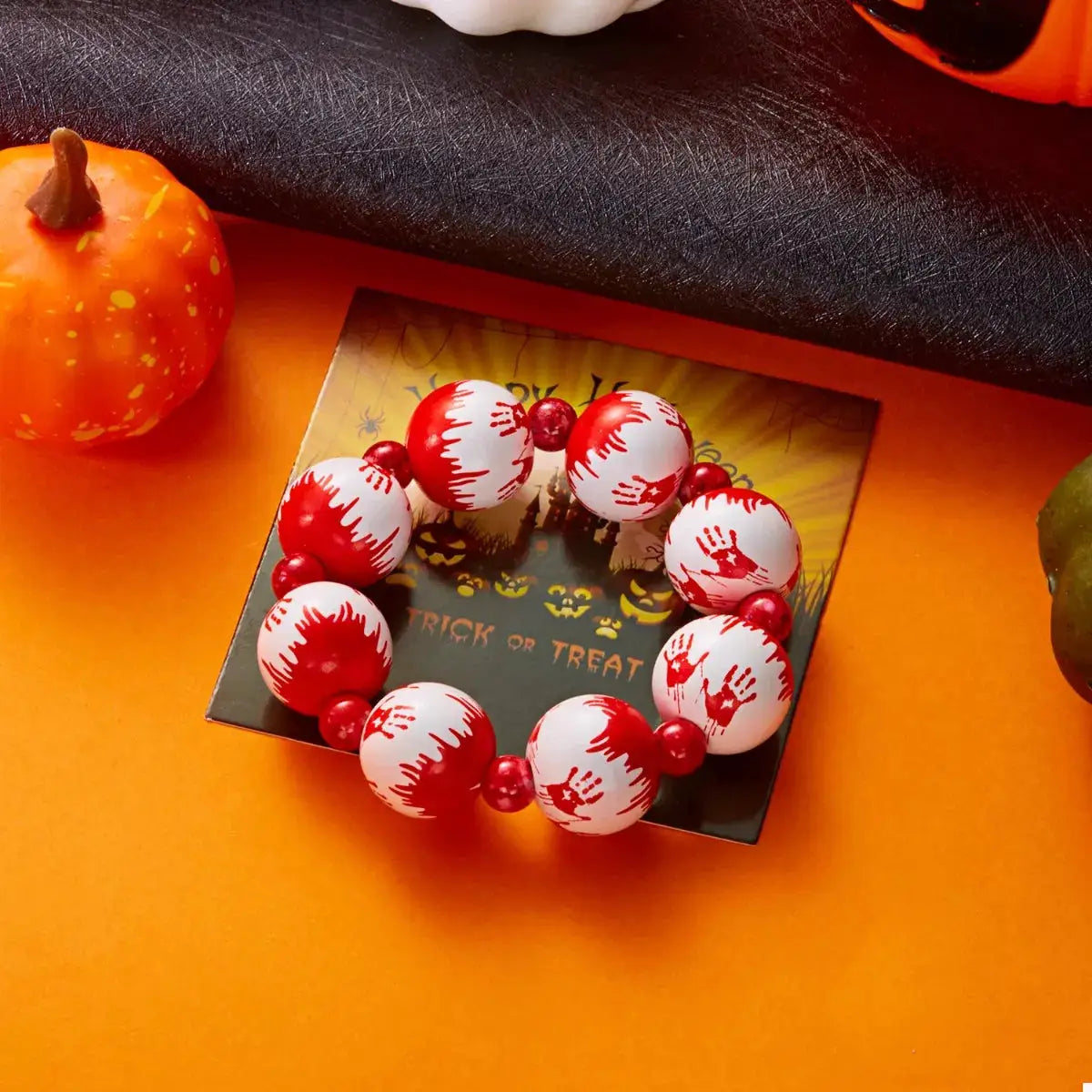 Halloween Necklace and Bracelet Jewelry Set by Trendsi
