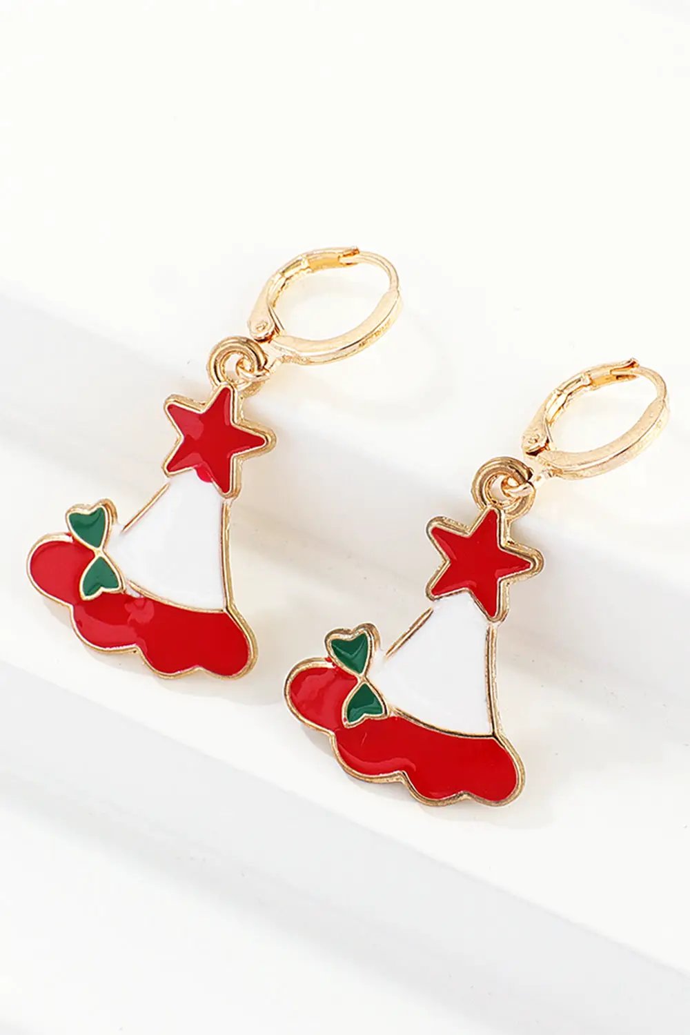 Christmas Theme Alloy Earrings by Trendsi