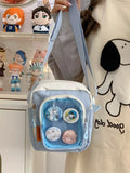 Badge Display Crossbody Bag by Trendsi