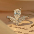 1.5 Carat Moissanite 925 Sterling Silver Ring by Trendsi