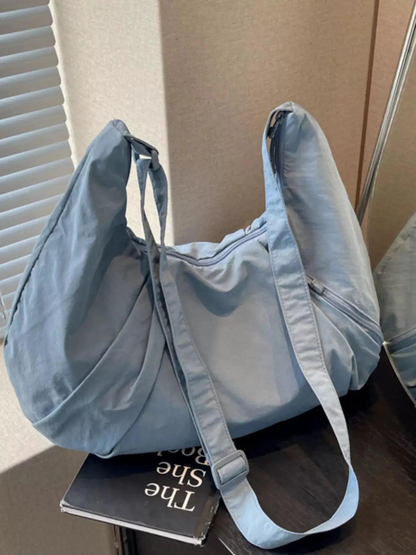Casual Lightweight Nylon Crossbody Bag by Trendsi