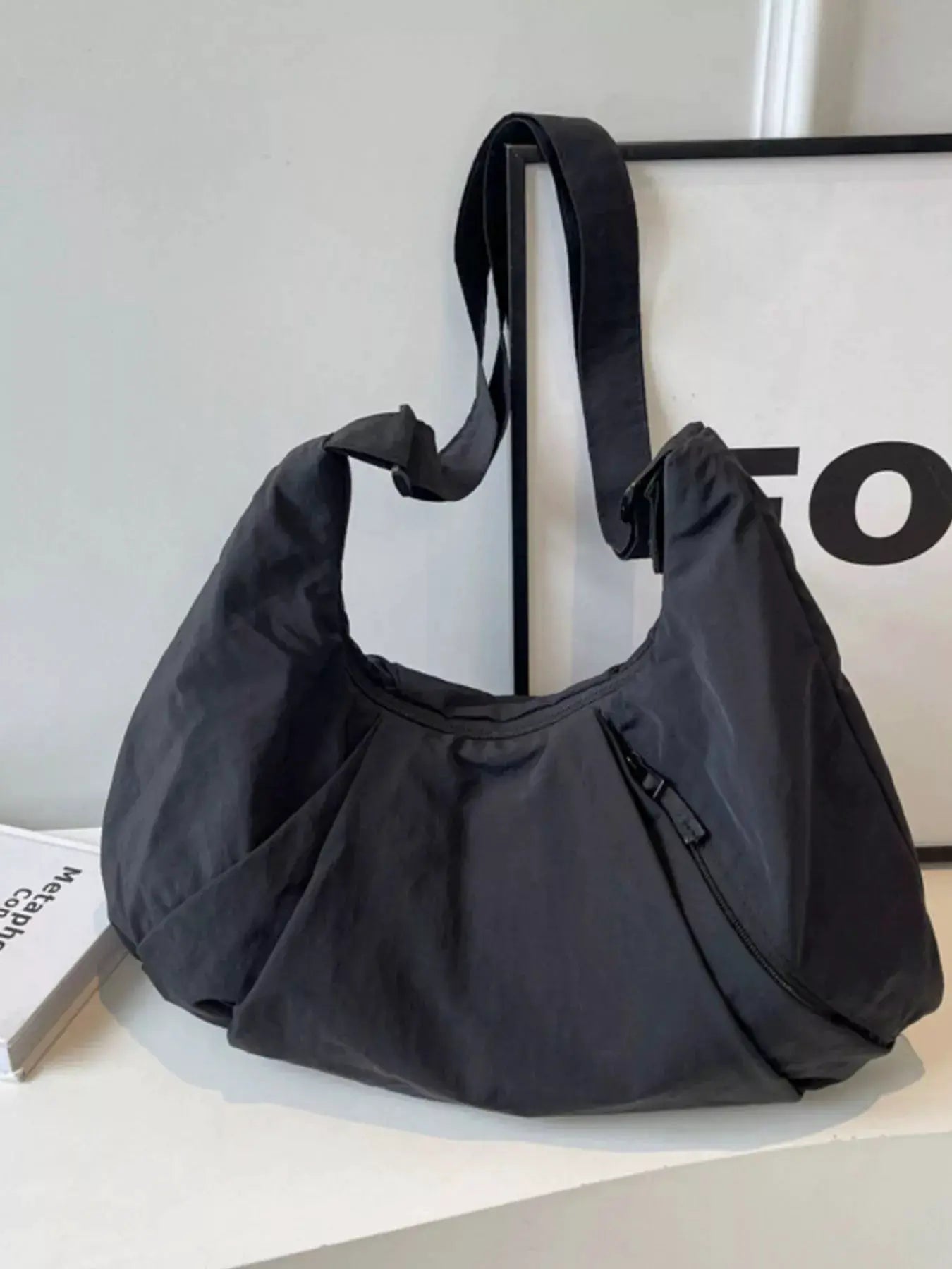 Casual Lightweight Nylon Crossbody Bag by Trendsi