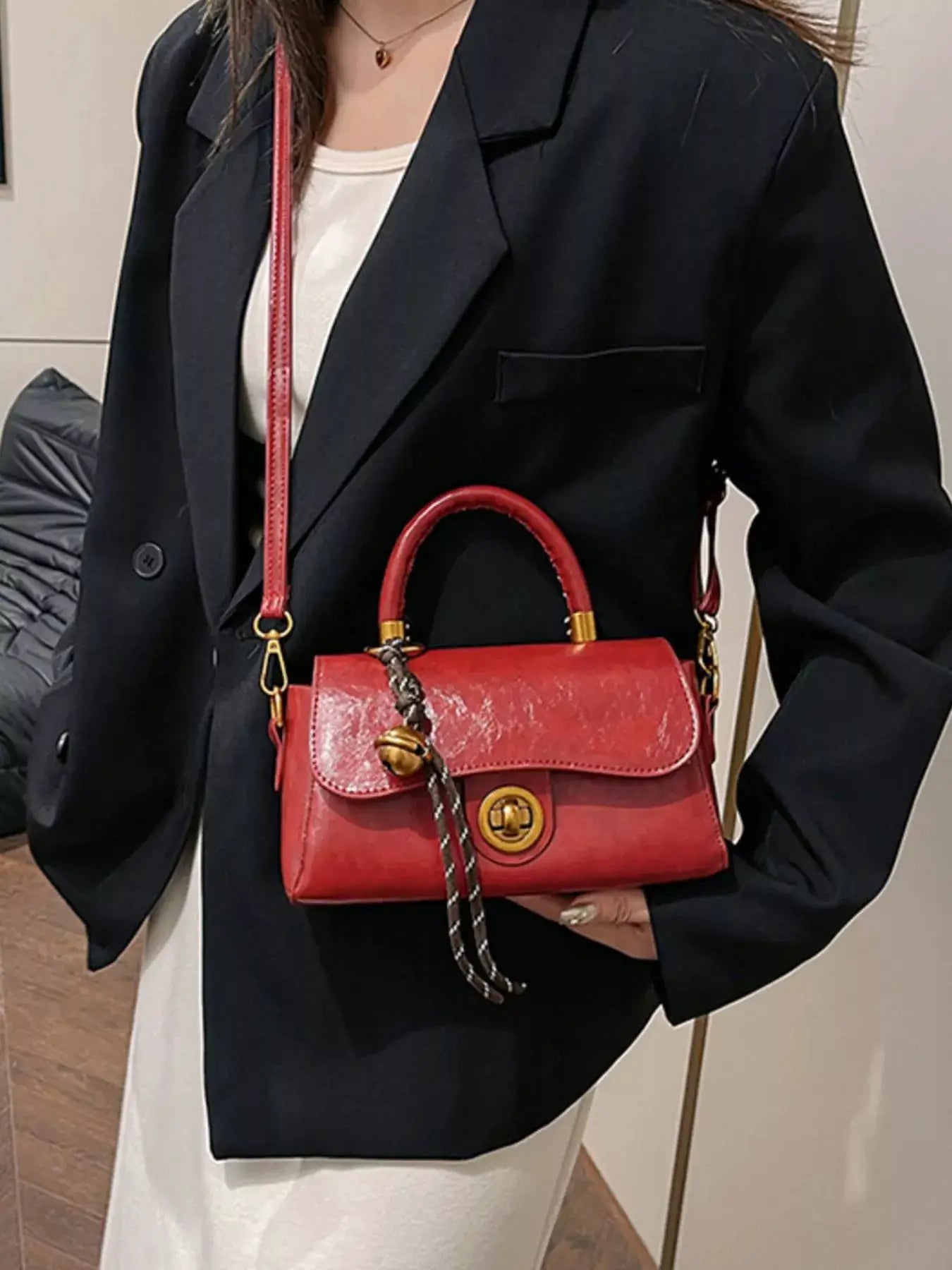 Top Handle Crossbody Bag by Trendsi