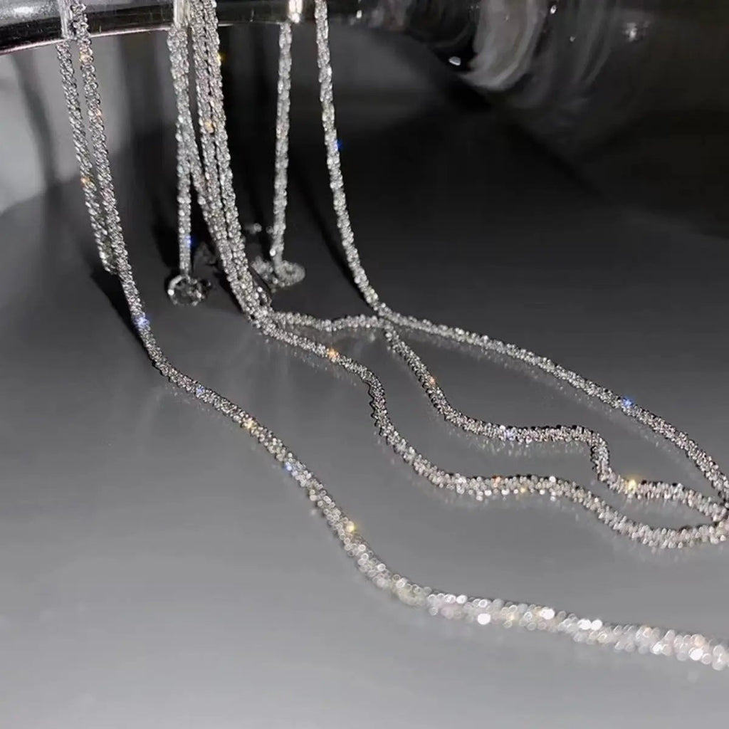 925 Sterling Silver Chain Necklace by Trendsi