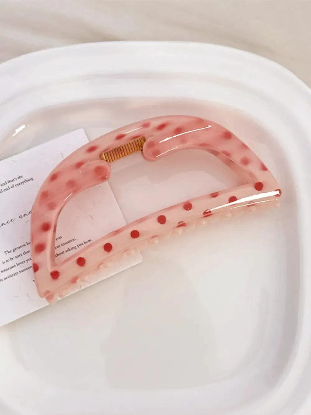 PC Polka Dot Hair Claw Clip by Trendsi
