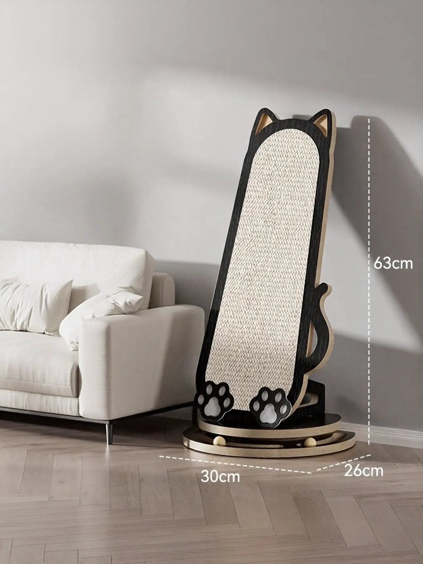 Cat-Shaped Scratching Post by Trendsi