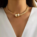 Multi Layered Adjustable Necklace by Trendsi