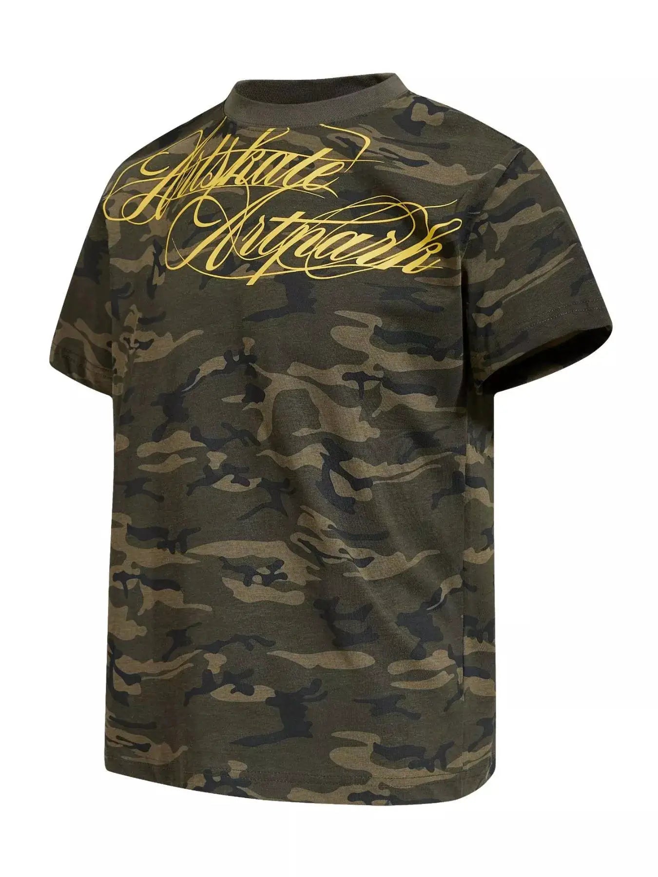 Men's Camouflage Print Short Sleeve T-Shirt by Trendsi