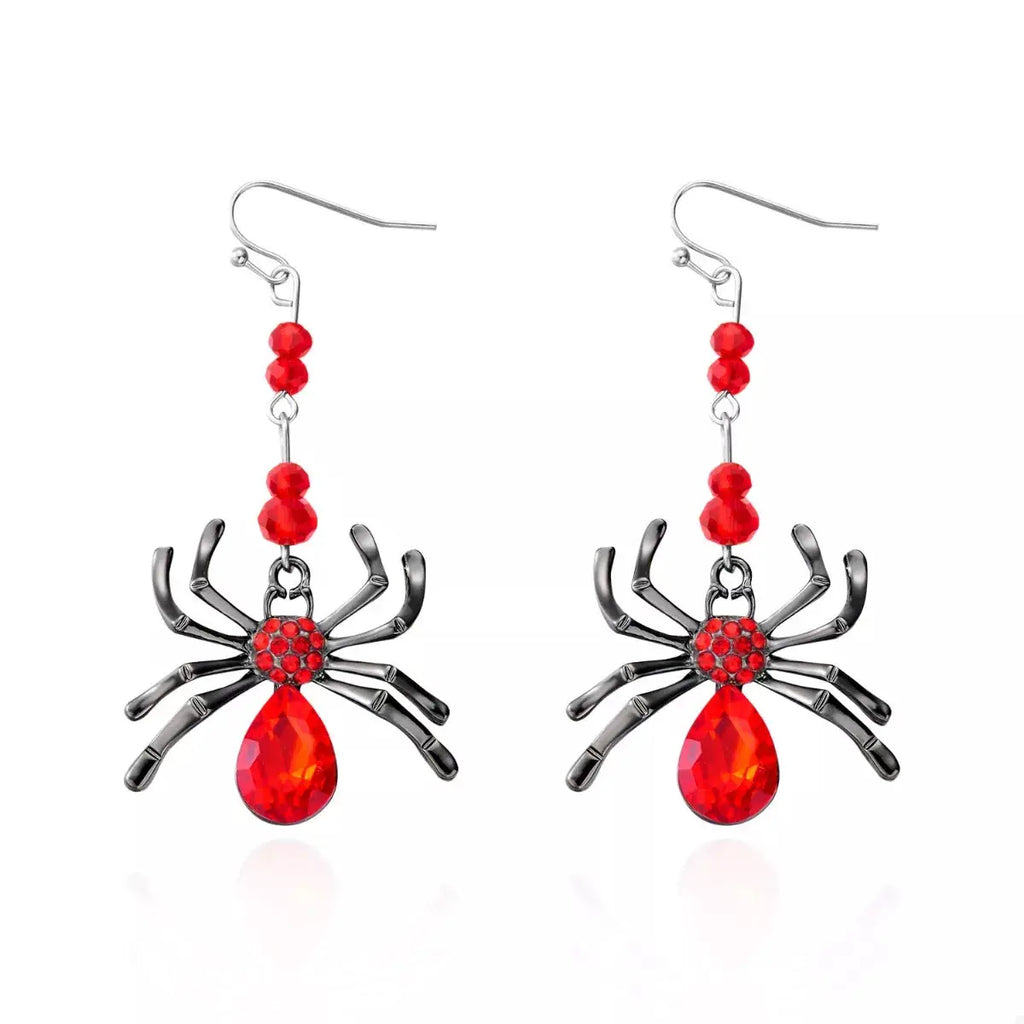 Halloween Spider Dangle Earrings by Trendsi