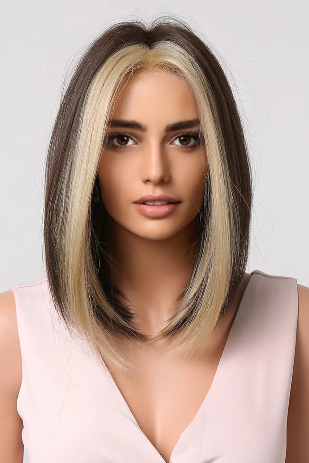 13*1" Full-Machine Wigs Synthetic Mid-length Straight 9" by Trendsi