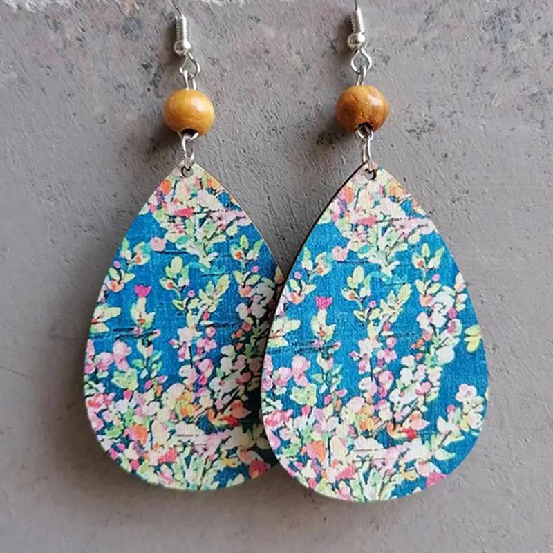 Teardrop Drop Earrings by Trendsi