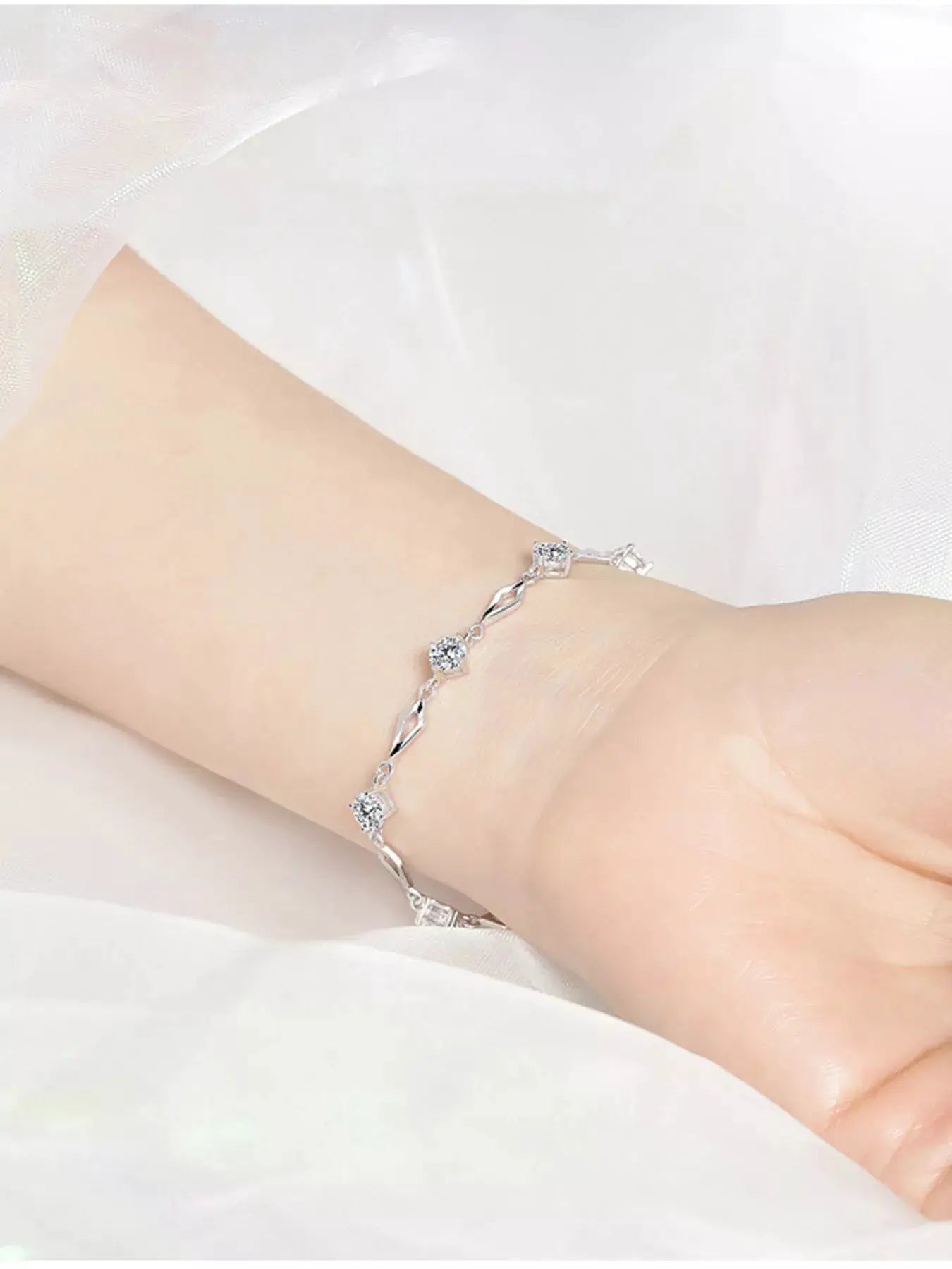 925 Sterling Silver Bracelet by Trendsi