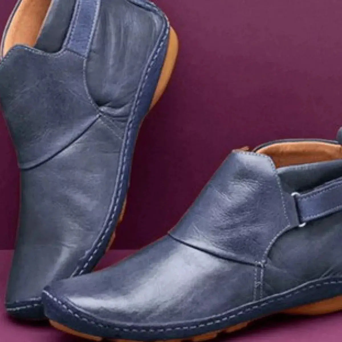 PU Leather Ankle Boots by Trendsi