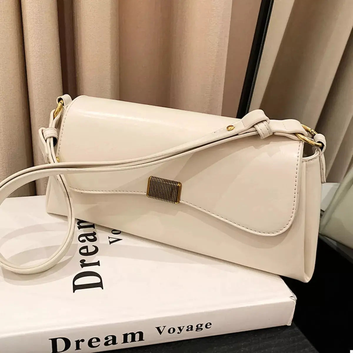 PU Leather Shoulder Bag by Trendsi