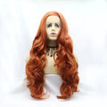 13*3" Lace Front Wigs Synthetic Long Wavy 24" 130% Density by Trendsi
