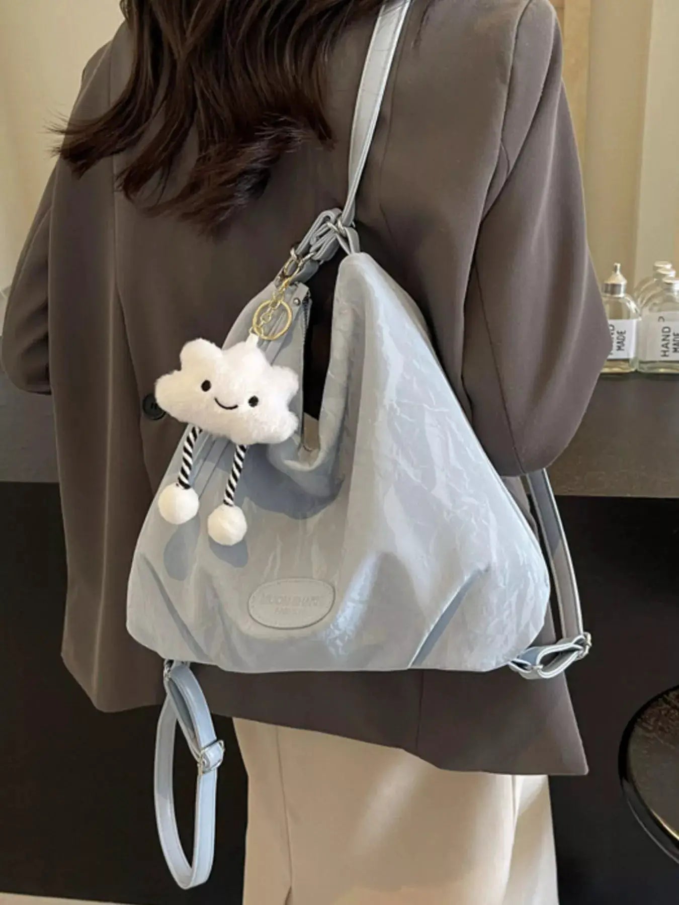 PU Leather Shoulder Bag by Trendsi