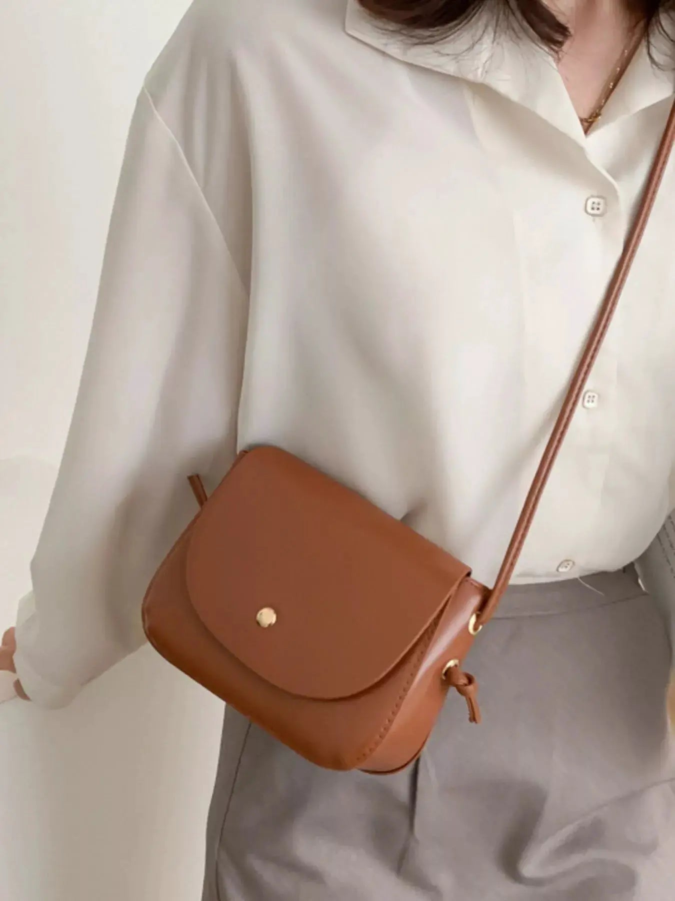 PU Leather Crossbody Bag by Trendsi