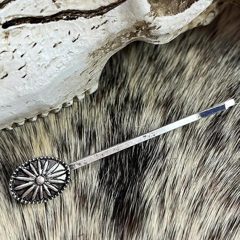 Turquoise Alloy Hairpin by Trendsi