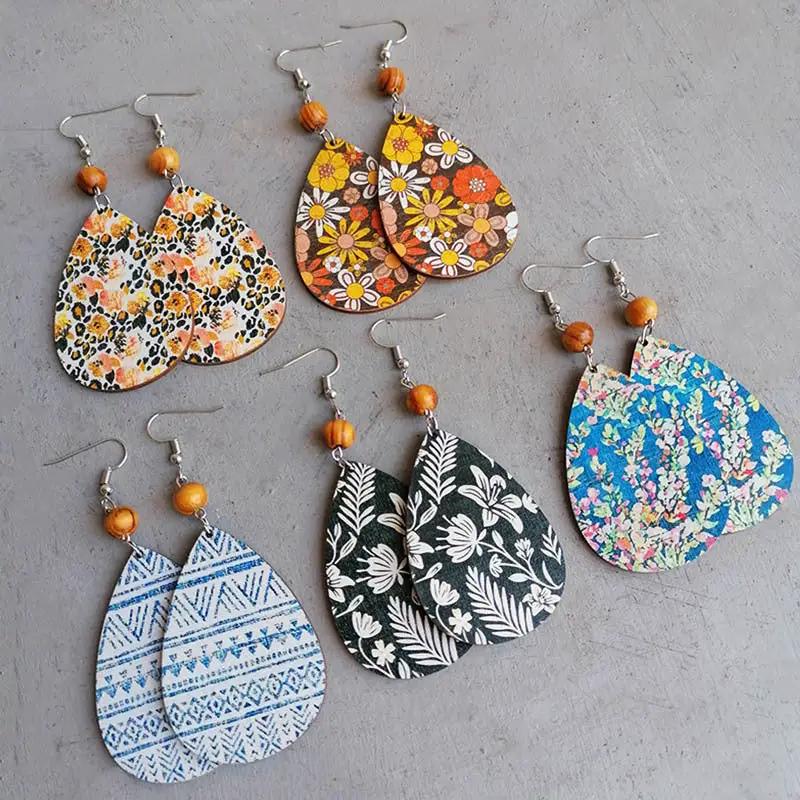 Teardrop Drop Earrings by Trendsi