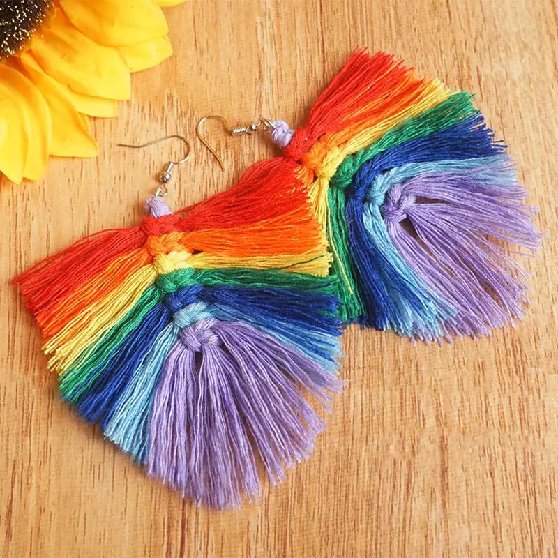 Tassel Detail Drop Earrings by Trendsi