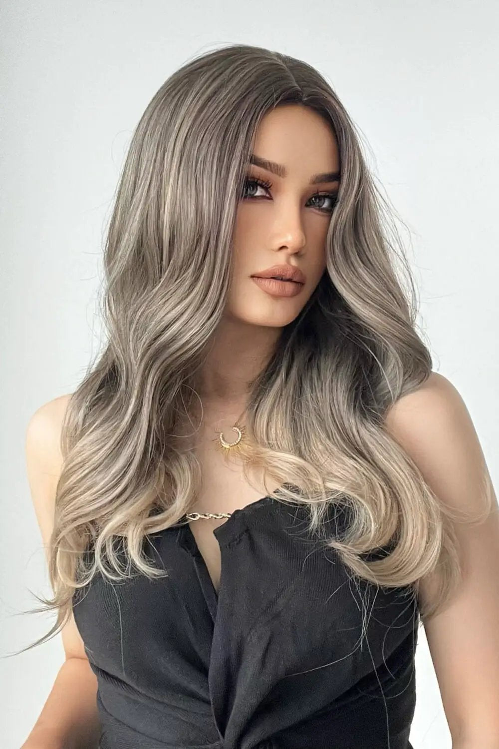 13*1" Full-Machine Wigs Synthetic Long Straight 24" by Trendsi