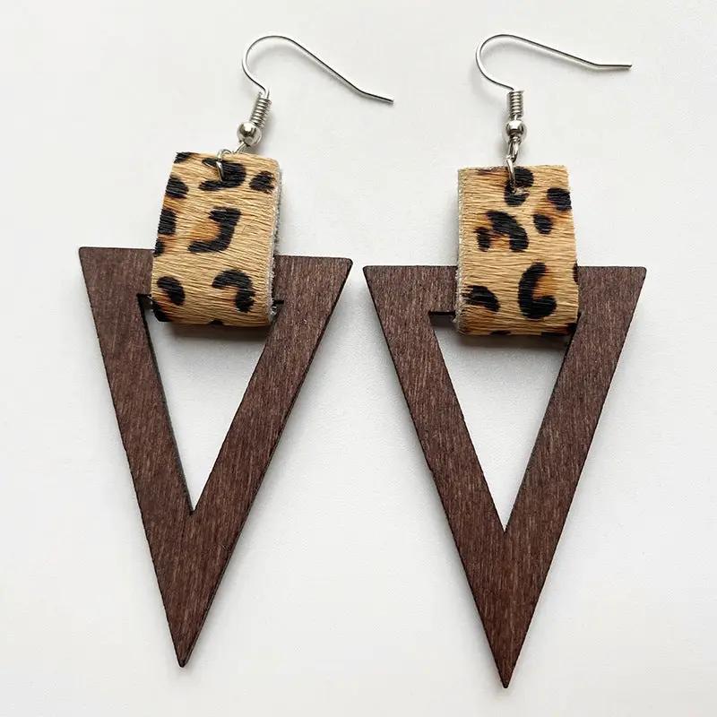 Geometric Drop Earrings by Trendsi