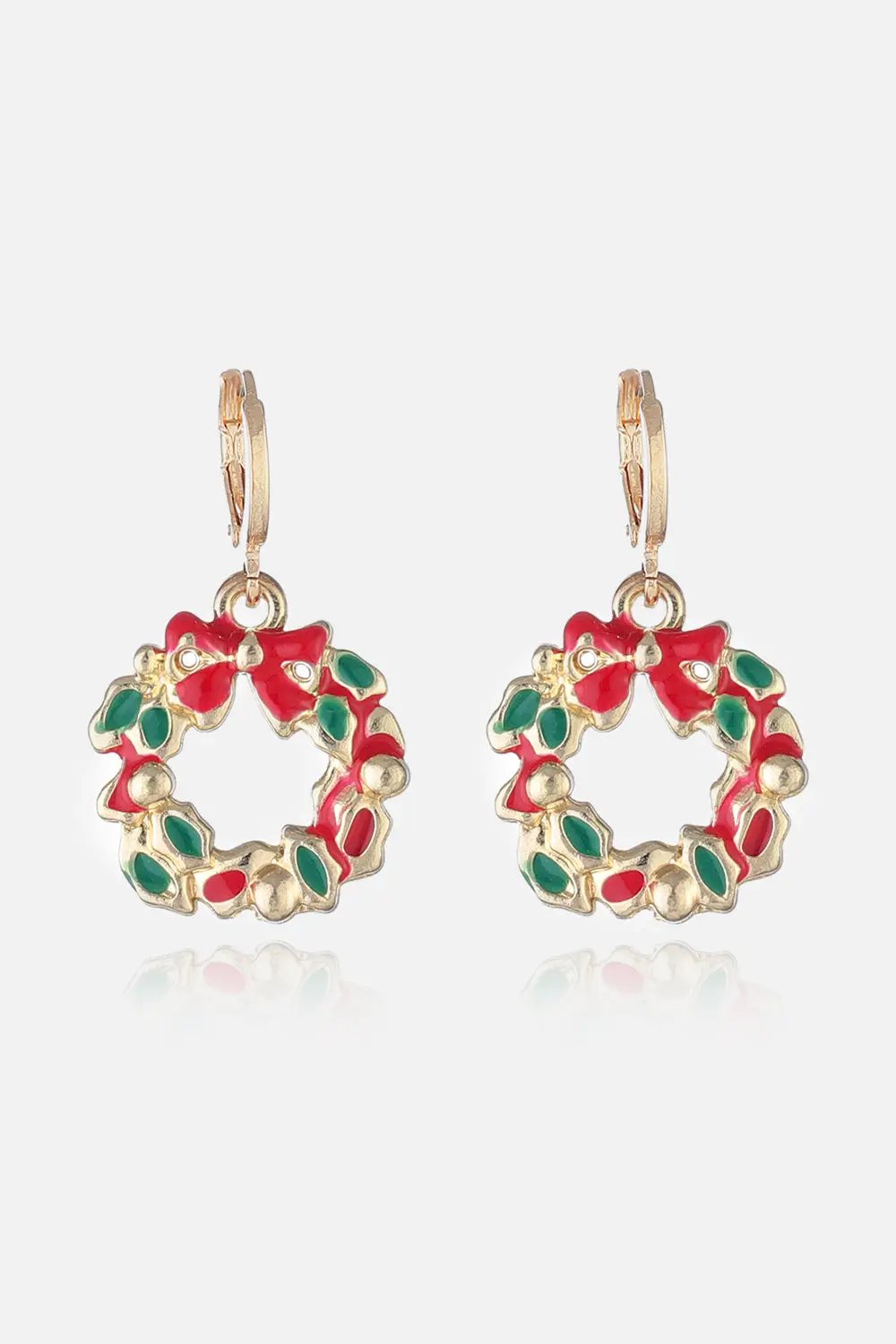 Christmas Theme Alloy Earrings by Trendsi