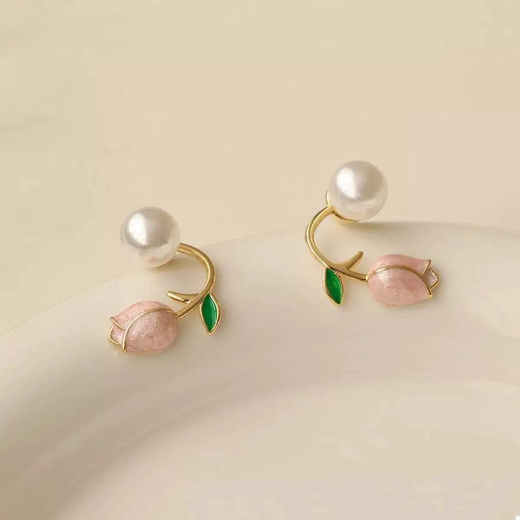 Flower Stud Earrings by Trendsi