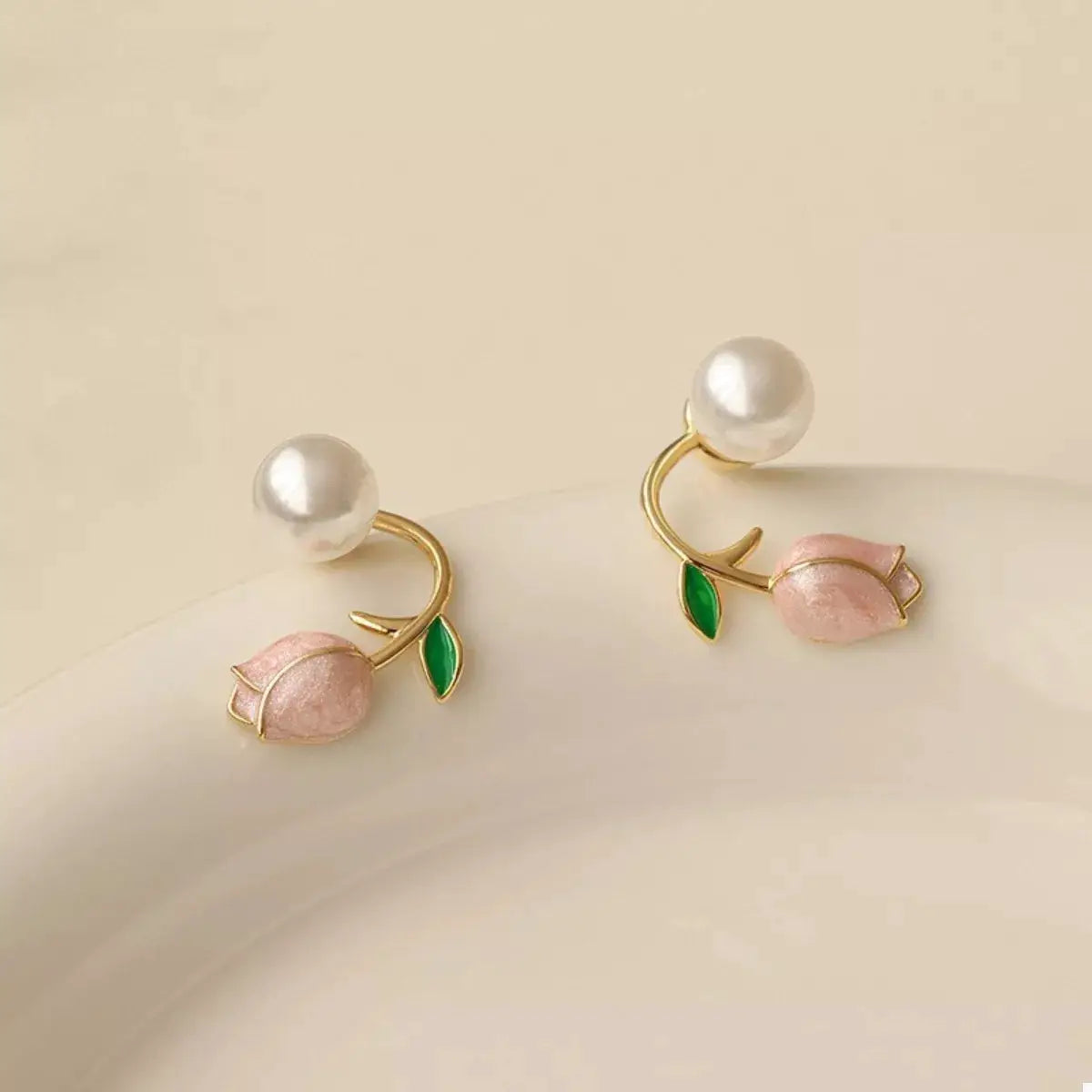 Flower Stud Earrings by Trendsi