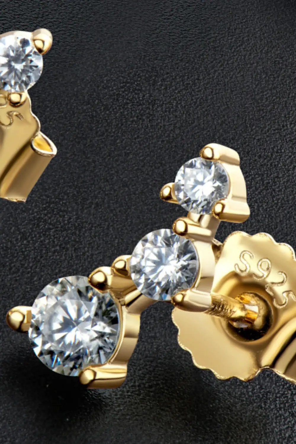 Adored Your Way Moissanite Stud Earrings by Trendsi